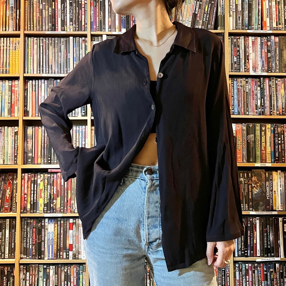 Vintage Classic Long Sleeve Blouse